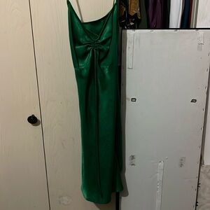 Mini green Zara dress